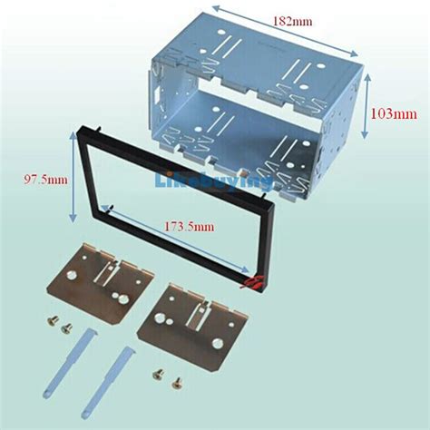 double din metal bracket|universal double din mounting bracket.